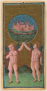 The World, faksimile av et tarotkort fra 